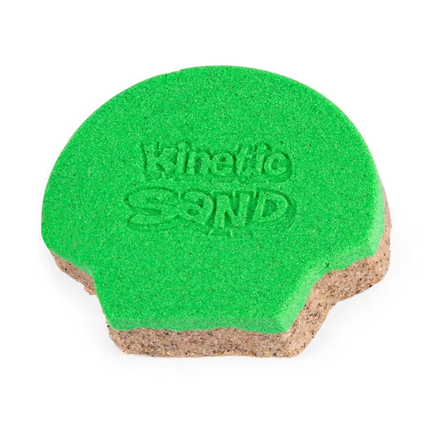 Набор пескадля детскоготворчества -KINETICSAND РАКУШКА ЗЕЛЕНАЯ