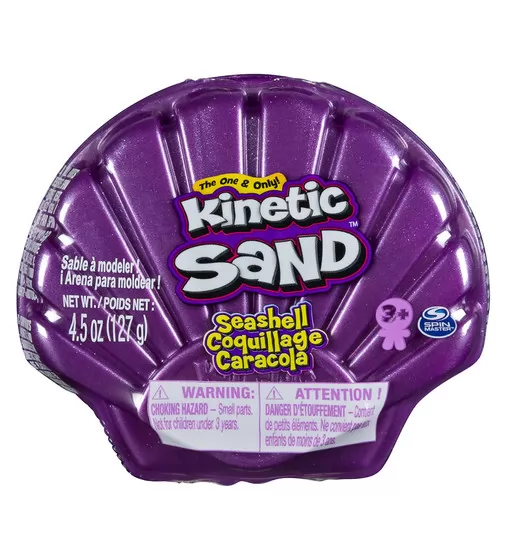 Набор пескадля детскоготворчества -KINETICSAND РАКУШКА ФИОЛЕТОВАЯ - 71482PP_1.jpg - № 1