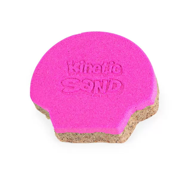 Набор пескадля детскоготворчества -KINETICSAND РАКУШКА РОЗОВАЯ