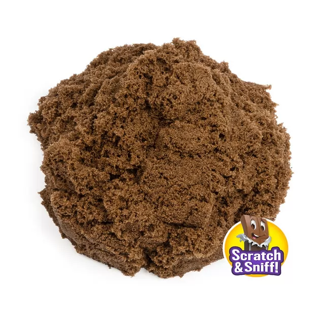 Песокдлядетскоготворчествас ароматом -KineticSand Горячий шоколад