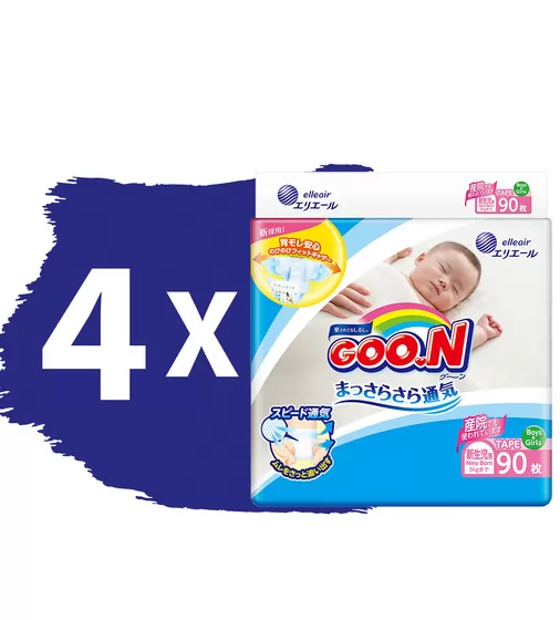 Подгузники GOO.N для новорожденных (SS, до 5 кг, 360 шт) - 853941-4_1.jpg - № 1