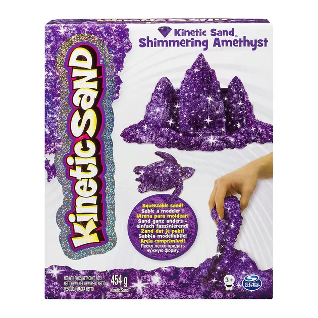 Песок Для Творчества - Kinetic Sand Metallic (Фиолетовый)