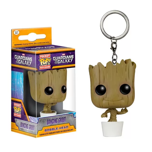 Игровая фигурка на клипсе Funko POP! cерии Стражи Галактики" - Танцующий Грут"