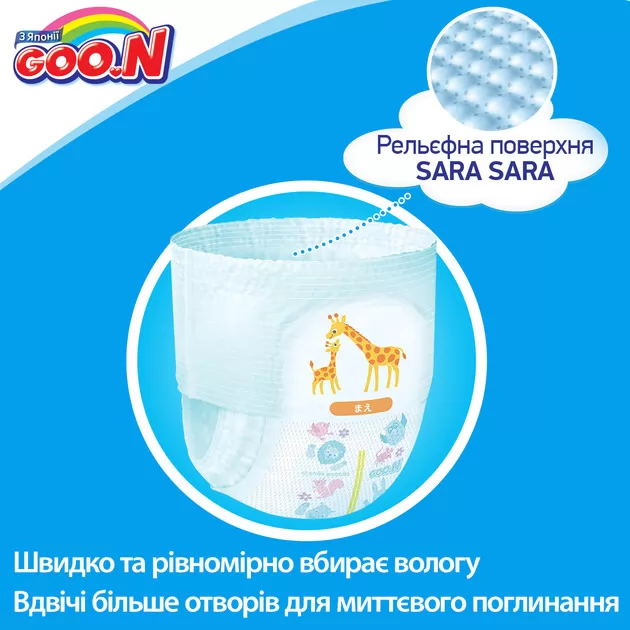 Трусики-Подгузники Goo.N Для Детей (M,  6-12 Кг)