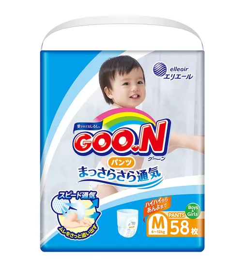 Трусики-Подгузники Goo.N Для Детей (M,  6-12 Кг) - 843095_1.jpg - № 1