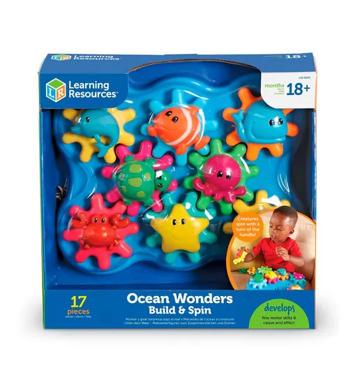 Конструктор-шестерёнки Learning Resources – Чудеса Океана - LER9220_1.jpg - № 1