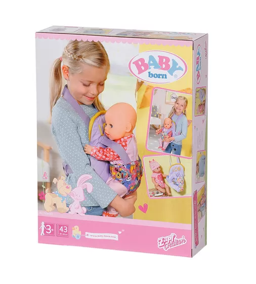 Рюкзак-кенгуру для куклы BABY born - КОМФОРТНАЯ ПРОГУЛКА - 828038_8.jpg - № 8