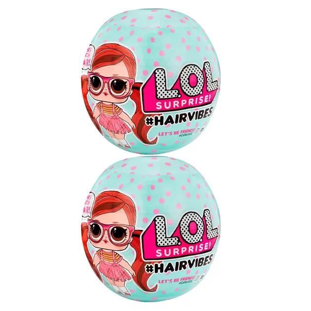 Акционный набор из двух кукол L.O.L Surprise! S6 W1 серии Hairvibes" - Модные прически"