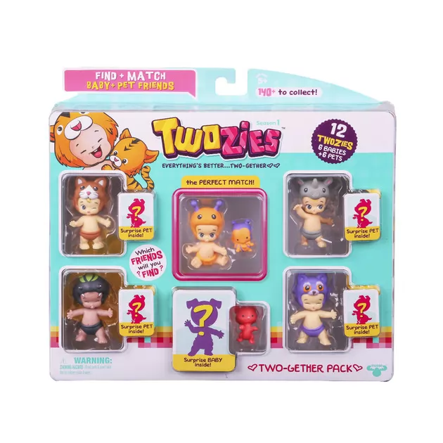 Набор Фигурок Twozies S1 - 12 Забавных Малышей