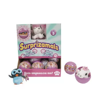 Мягкая Игрушка-Сюрприз  В Шаре Surprizamals S3
