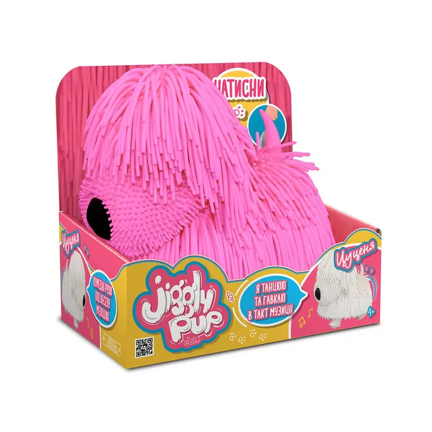 Интерактивная игрушка Jiggly Pup - Озорной щенок (розовый)