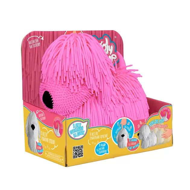 Интерактивная игрушка Jiggly Pup - Озорной щенок (розовый)
