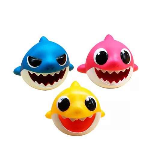 Набор игрушек-брызгунчиков BABY SHARK - Весёлая семья (3 шт.) - SFBT-1100_1.jpg - № 1