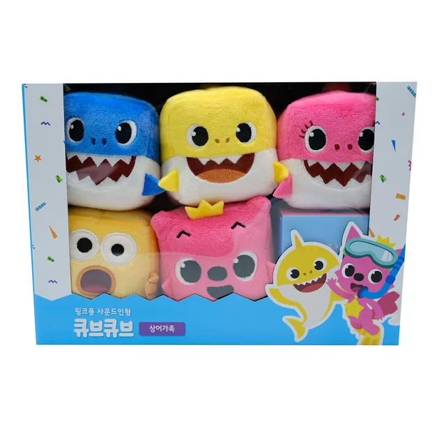 Интерактивная мягкая игрушка BABY SHARK серии Кубик" – Мама Акуленка"