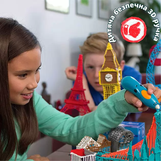 3D-ручка 3Doodler Start для детского творчества - Креатив (синяя)