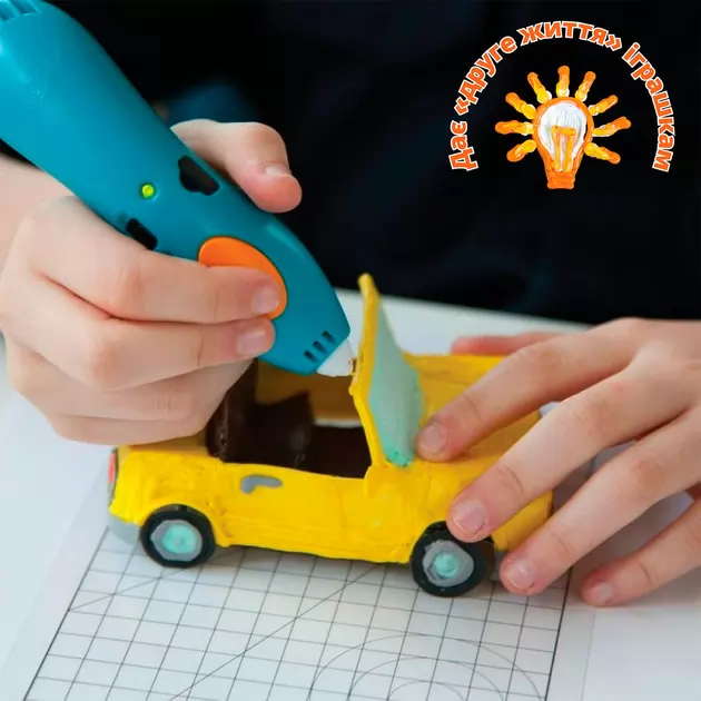 3D-ручка 3Doodler Start для детского творчества - Креатив (синяя)