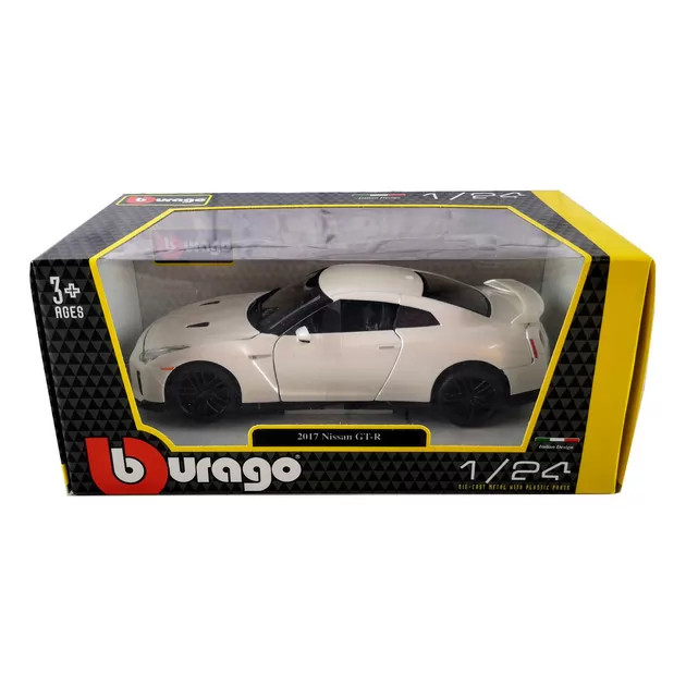 Автомодель - Nissan Gt-R (ассорти красный, белый металлик, 1:24)
