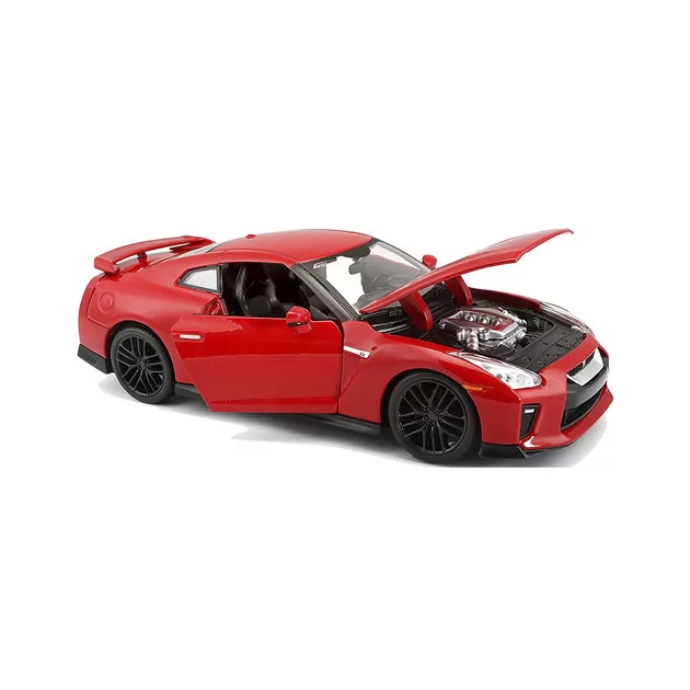 Автомодель - Nissan Gt-R (ассорти красный, белый металлик, 1:24)