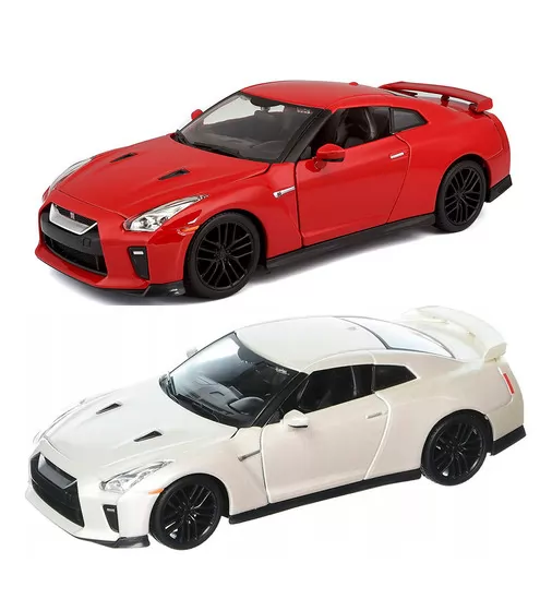 Автомодель - Nissan Gt-R (ассорти красный, белый металлик, 1:24) - 18-21082_1.jpg - № 1