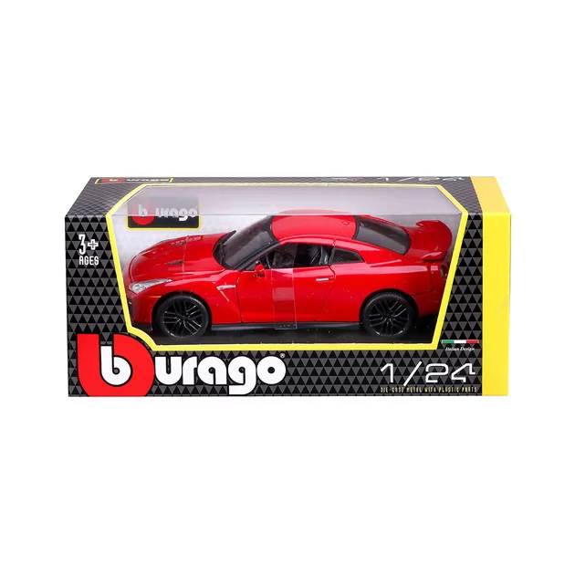Автомодель - Nissan Gt-R (ассорти красный, белый металлик, 1:24)
