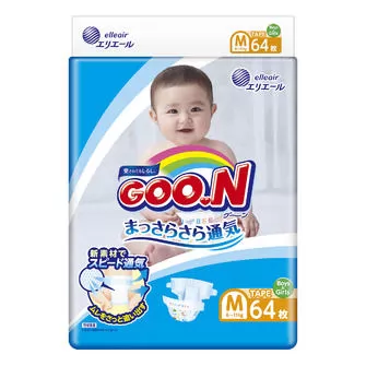 Подгузники Goo.N для детей коллекция 2020 (M, 6-11 кг)