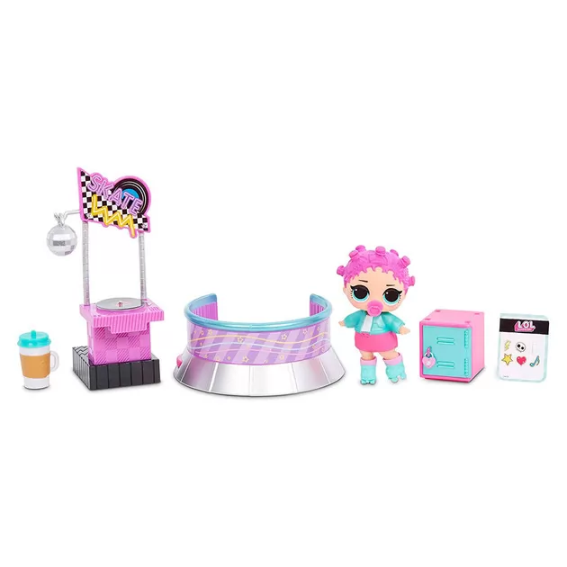 Игровой набор с куклой L.O.L. Surprise! серии Furniture" S2 - Роллердром Роллер-Леди"