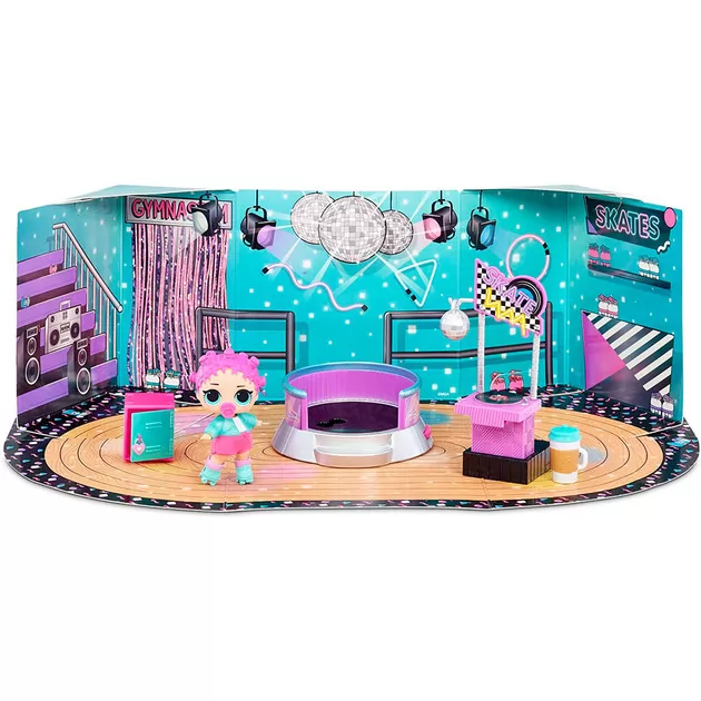 Игровой набор с куклой L.O.L. Surprise! серии Furniture" S2 - Роллердром Роллер-Леди"