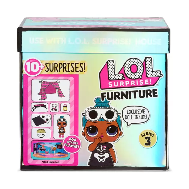 Игровой набор с куклой L.O.L. Surprise! серии Furniture" S2 - Комната Леди-Сплюшки"