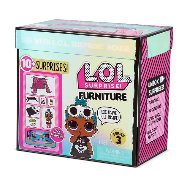 Игровой набор с куклой L.O.L. Surprise! серии Furniture" S2 - Комната Леди-Сплюшки"