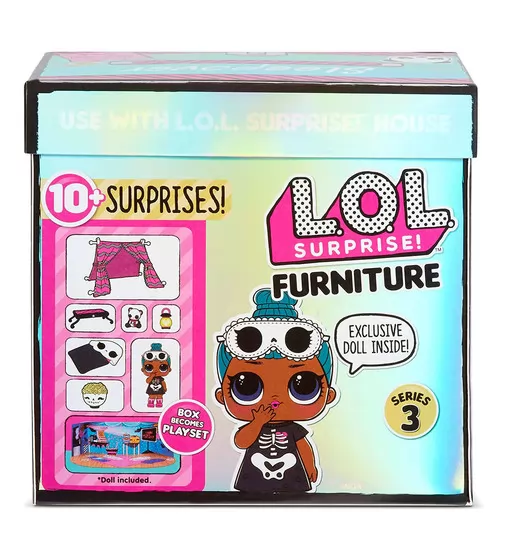 Игровой набор с куклой L.O.L. Surprise! серии Furniture" S2 - Комната Леди-Сплюшки" - 570035_2.jpg - № 2