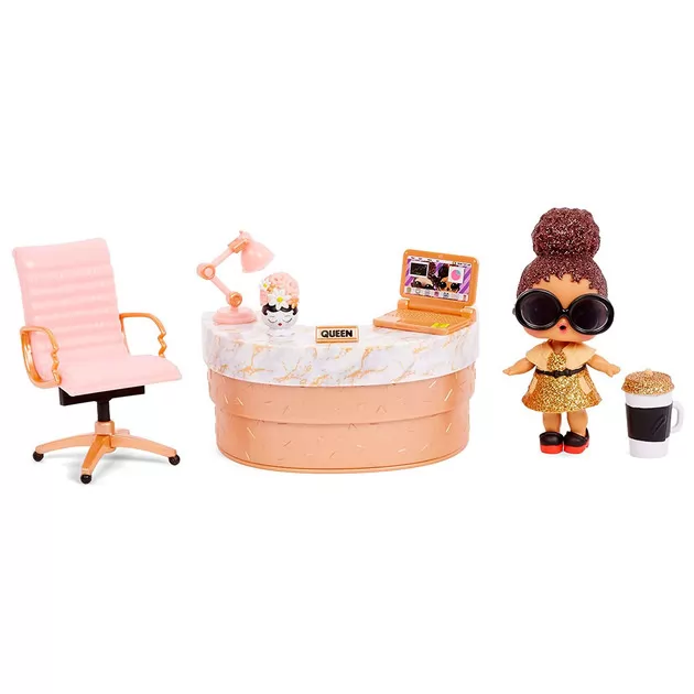 Игровой набор с куклой  L.O.L. Surprise! серии Furniture" S2 - Кабинет Леди-Босс"