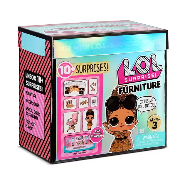 Игровой набор с куклой  L.O.L. Surprise! серии Furniture" S2 - Кабинет Леди-Босс"