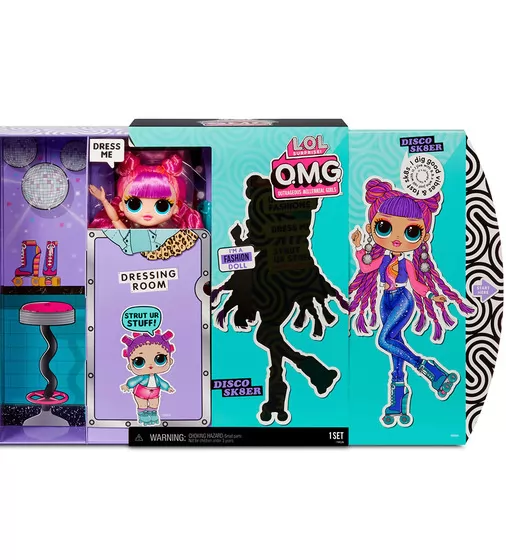 Игровой набор с куклой L.O.L. Surprise! серии O.M.G" S3 - Диско-Скейтер" - 567196_5.jpg - № 5