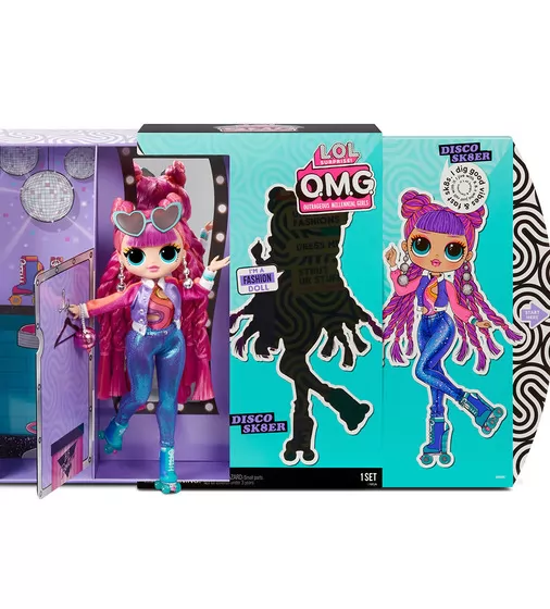 Игровой набор с куклой L.O.L. Surprise! серии O.M.G" S3 - Диско-Скейтер" - 567196_6.jpg - № 6
