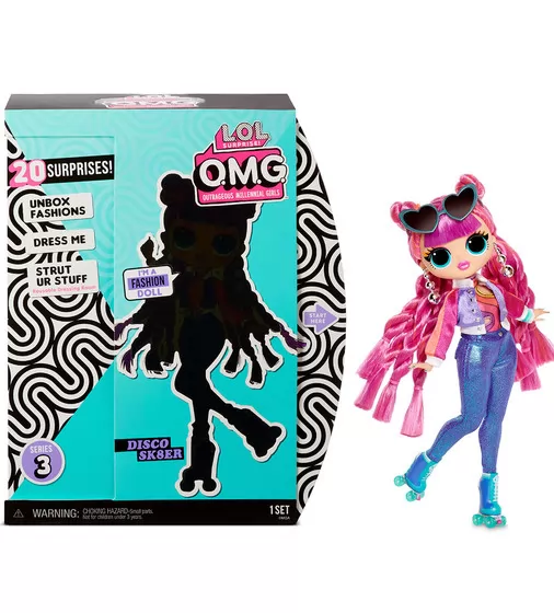 Игровой набор с куклой L.O.L. Surprise! серии O.M.G" S3 - Диско-Скейтер" - 567196_1.jpg - № 1