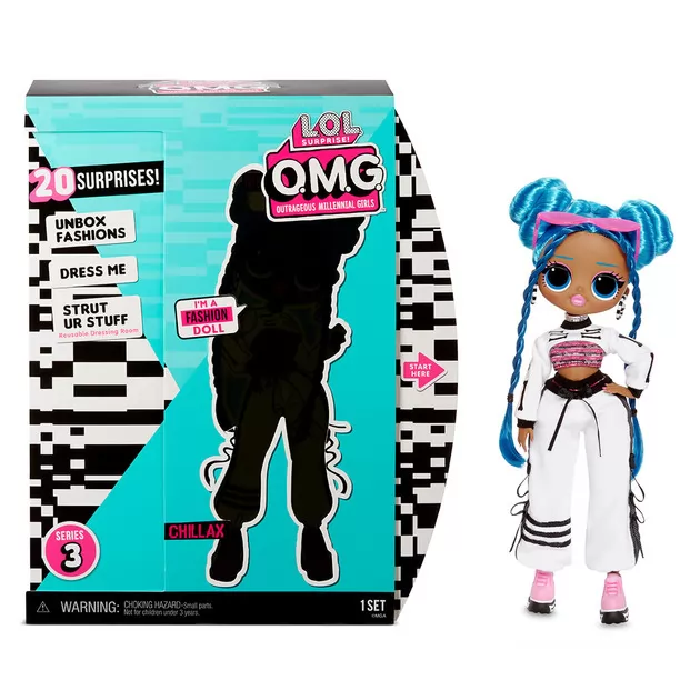 Игровой набор с куклой L.O.L. Surprise! серии O.M.G" S3 - Леди-Релакс"