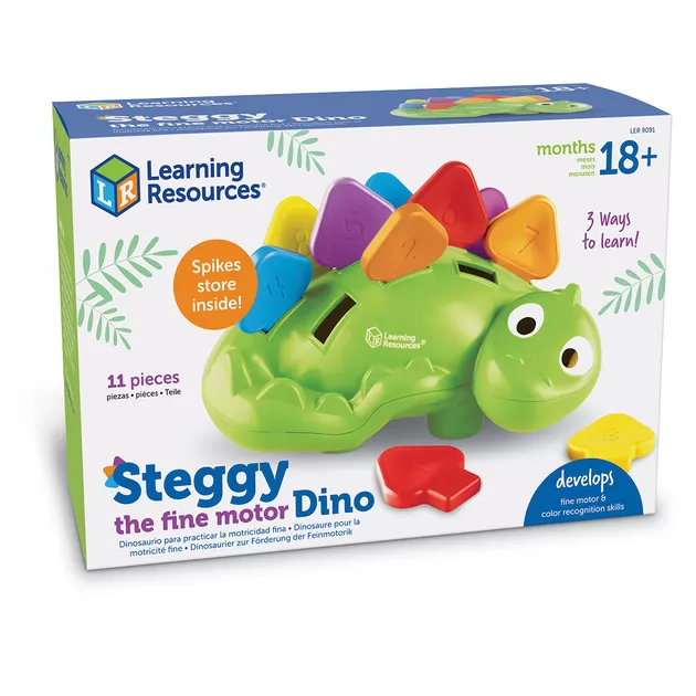 Обучающий игровой набор-сортер LEARNING RESOURCES - СТЕГГИ ДИНОЗАВРИК