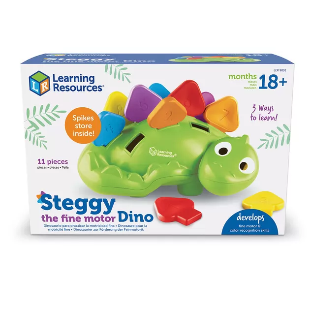 Обучающий игровой набор-сортер LEARNING RESOURCES - СТЕГГИ ДИНОЗАВРИК