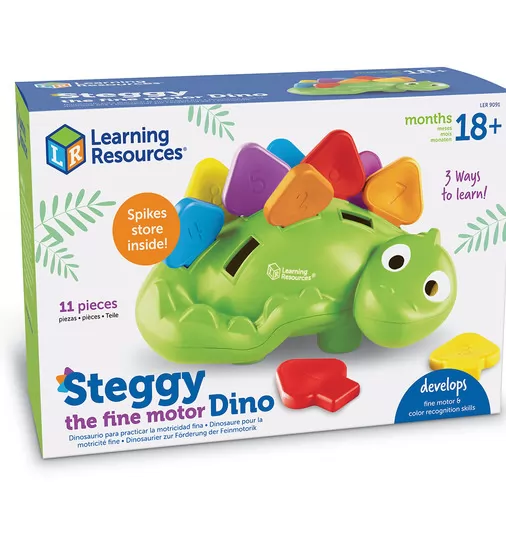 Обучающий игровой набор-сортер LEARNING RESOURCES - СТЕГГИ ДИНОЗАВРИК - LER9091_5.jpg - № 5