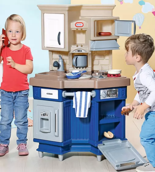 Игровой набор - Кухня Супершеф (синяя) - 614873E3_7.jpg - № 7