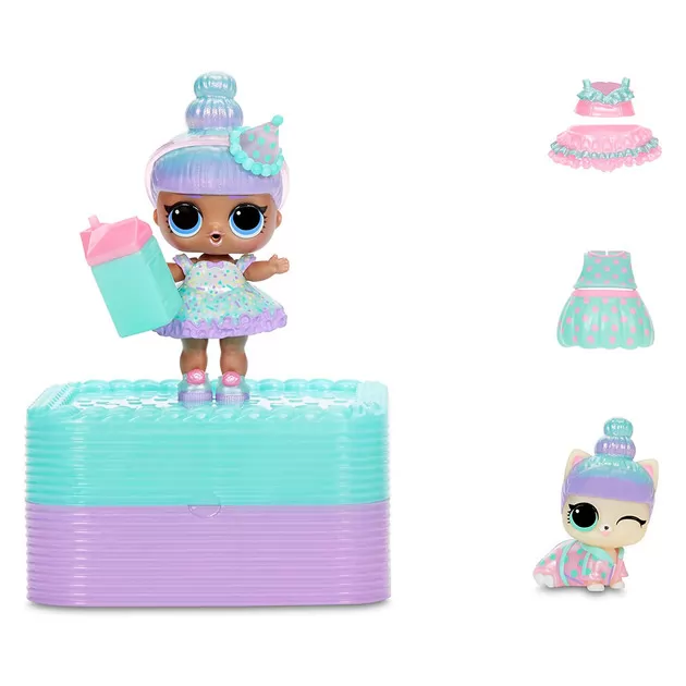 Игровой набор с экскл.куклой L.O.L. Surprise!  серии Present Surprise" - Суперподарок (бирюзовый)"