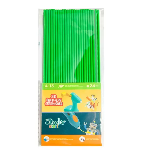 Набор Стержней Для 3D-Ручки 3Doodler Start (Зеленый) - 3DS-ECO07-GREEN-24_1.jpg - № 1