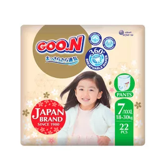Трусики-подгузники Goo.N Premium Soft (размер 7(3XL), 18-30 кг, 22 шт)