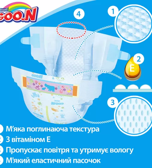 Подгузники Goo.N для детей коллекция 2020 (размер 4(L), 9-14 кг) - 843155_4.jpg - № 4