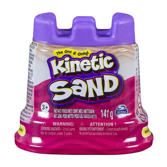 Песок Для Детского Творчества - Kinetic Sand Мини Крепость (Розовый)