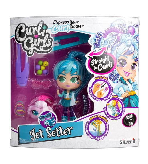 Игровой набор с куклой и питомцем Curligirls - Путешественница Адэли и Фиджи - 82096_5.jpg - № 5