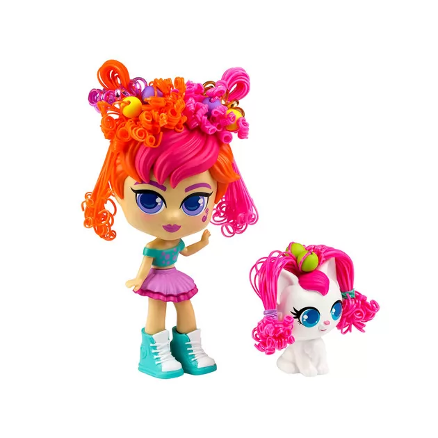 Игровой набор с куклой и питомцем Curligirls - Именинница Мэй Ли и Лулу