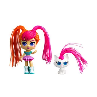 Игровой набор с куклой и питомцем Curligirls - Именинница Мэй Ли и Лулу