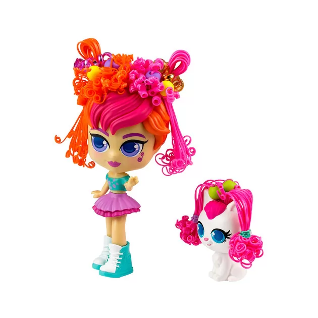 Игровой набор с куклой и питомцем Curligirls - Именинница Мэй Ли и Лулу