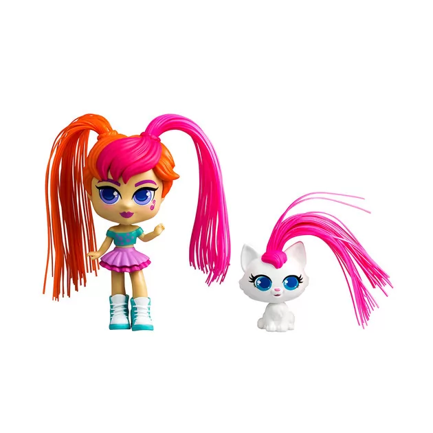 Игровой набор с куклой и питомцем Curligirls - Именинница Мэй Ли и Лулу